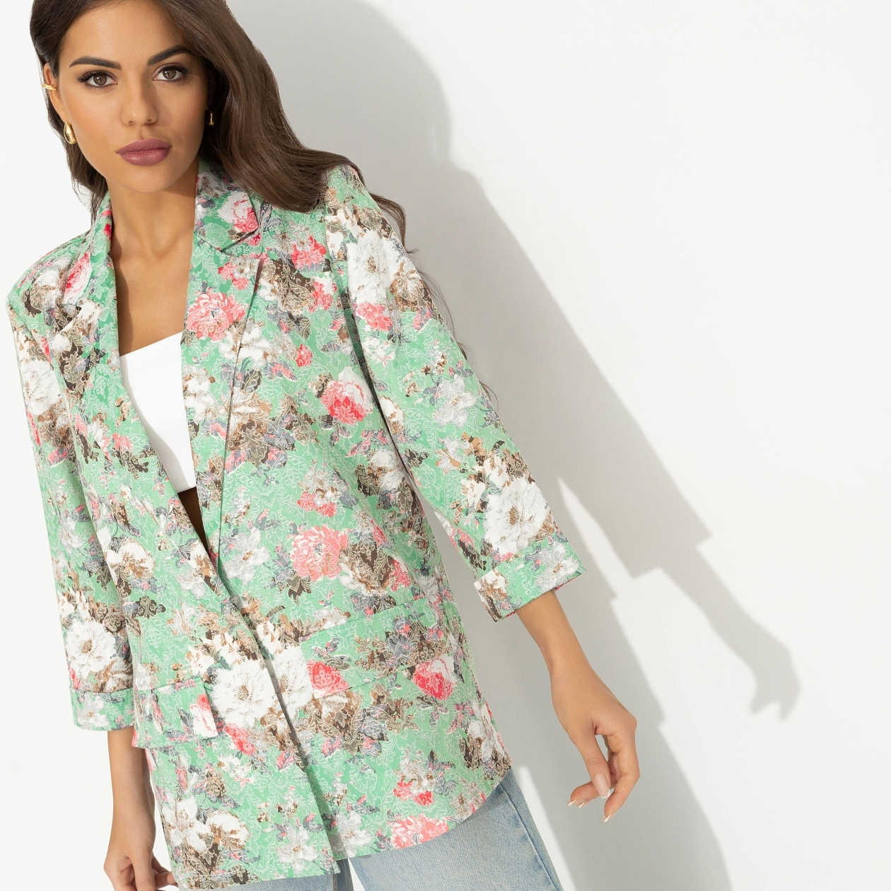 Жакет Всемирное признание (green). Состав: 100% хлопок