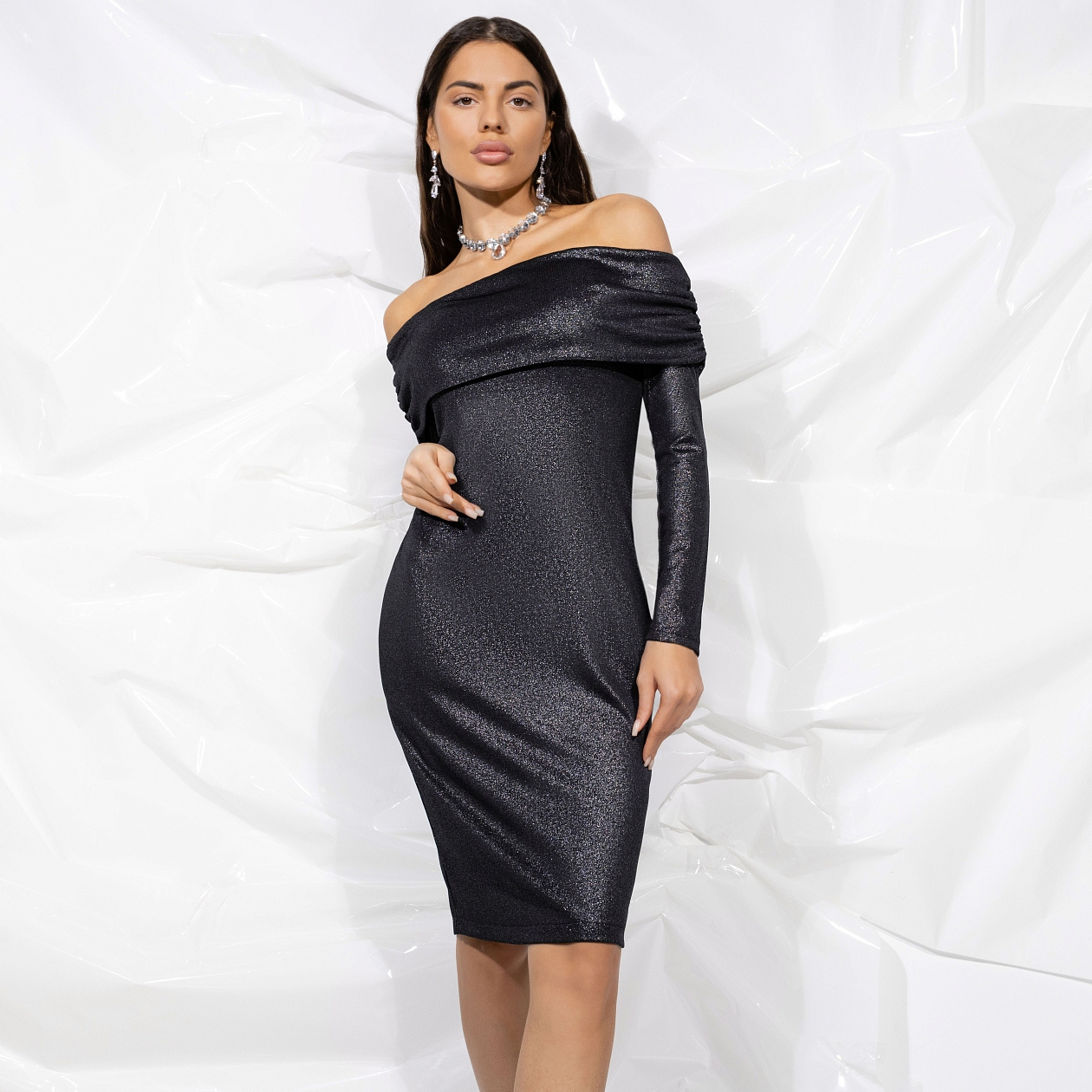 Платье-футляр Модные грёзы. Состав: 100% п/э