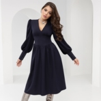 Платье Магнит для взглядов. Состав: 65% п/э, 30% вискоза, 5% эластан