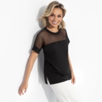 Футболка Стильная свобода. Состав: 65% п/э, 30% вискоза, 5% стрейч