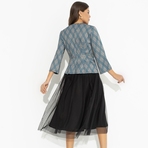 Костюм с юбкой Больше чем стиль (2 в 1, green). Состав: 75% полиэстер, 20% вискоза, 5% спандекс