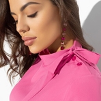 Блуза Подари мне цветы (passion). Состав: 95% п/э, 5% эластан