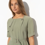 Платье Я онлайн (new style, с поясом). Состав: 72% п/э, 25% вискоза , 3% спандекс