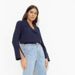 Блуза Амбассадор стиля (new). Состав: 95% п/э, 5% эластан