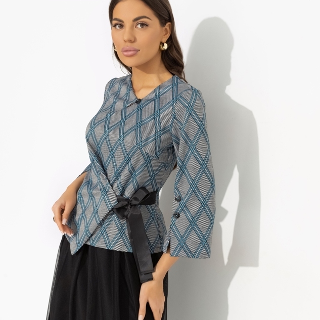 Костюм с юбкой Больше чем стиль (2 в 1, green) 