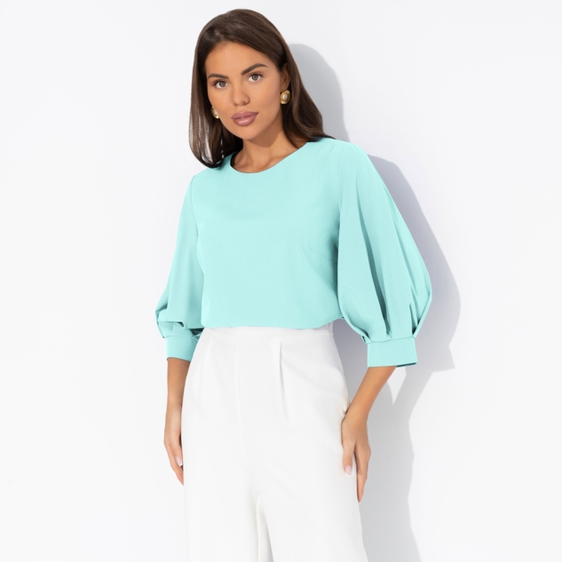 Блуза Предвкушение встречи (тиффани) 