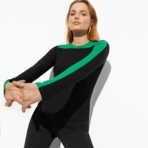 Лонгслив Образцовая леди. Состав: 65% п/э, 30% вискоза, 5% спандекс