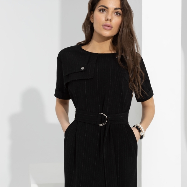 Платье-футляр Я онлайн (обольстительная, с поясом) 