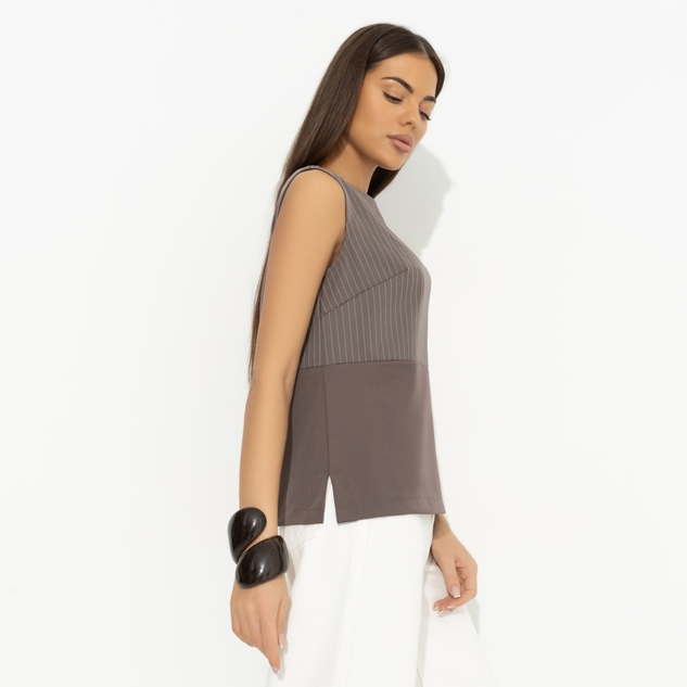 Блуза Кейт Мосс отдыхает (brown) 