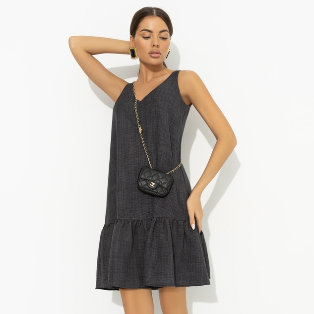 Сарафан Динамичный стиль (серый) 