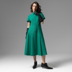 Платье-рубашка Стильное самообладание (2 в 1). Состав: 45% хлопок, 30% полиэстер, 25% нейлон