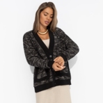 В модном режиме (black). Состав: 65% п/э, 30% акрил, 5% спандекс