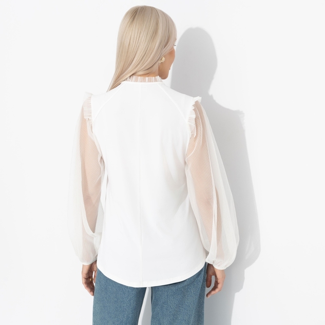 Блуза Вечная привилегия (белая) 