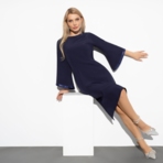 Платье-футляр Гламурный эффект (неотразимая). Состав: 95% п/э, 5% эластан