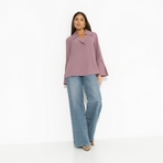 Блуза Амбассадор стиля (dusty). Состав: 95% полиэстер, 5% эластан