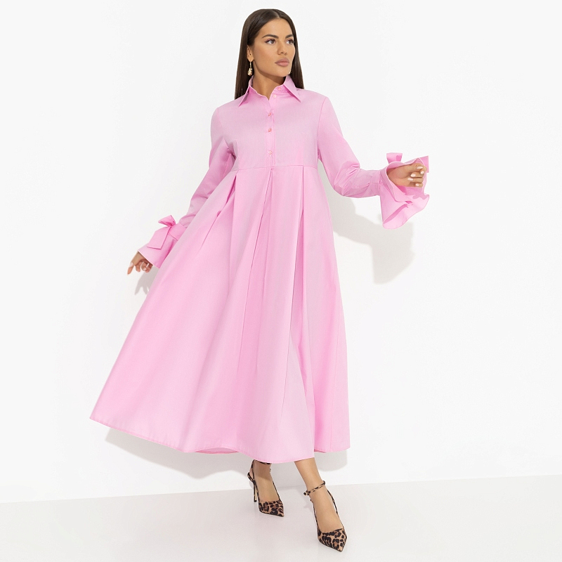 Платье Деликатное искусство. Состав: 65% хлопок, 30% п/э, 5% эластан