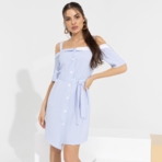 Сарафан Хочу на море (с поясом). Состав: 55% хлопок, 45% полиэстер