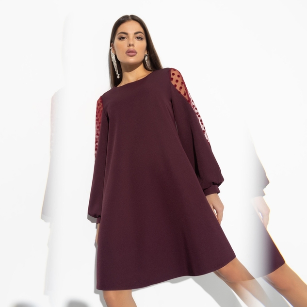 Платье Секрет любви (магия бордо) 