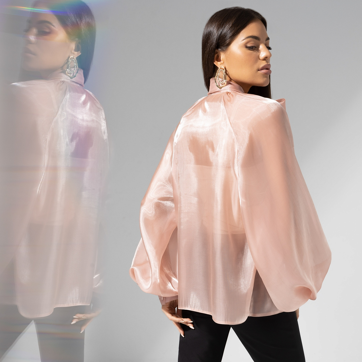 Блуза Привлекаю удачу. Состав: 100% полиэстер