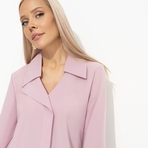 Блуза Амбассадор стиля (pink). Состав: 95% полиэстер, 5% эластан