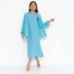 Двойка Цвет нежности (turquoise, 2 в 1). Состав: 65% п/э, 30% вискоза, 5% эластан