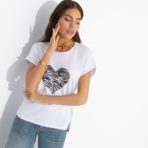 Футболка Оттенок настроения (heart). Состав: 65% п/э, 30% вискоза, 5% стрейч