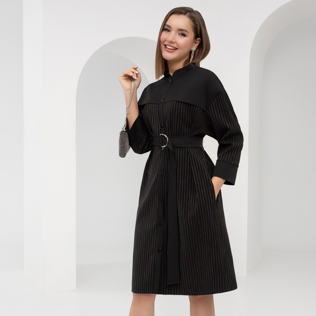 Платье Идеальный фасон (модница, с поясом) 