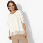 Блуза Путешествие в Прованс (нежная). Состав: 65% п/э, 30% вискоза, 5% спандекс