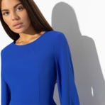 Платье Модный опыт (blue). Состав: 95% п/э, 5% эластан