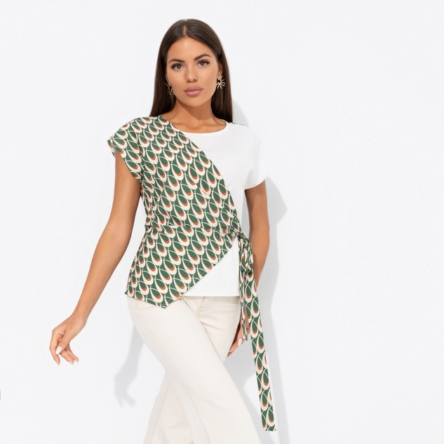 Блуза Все взгляды - на прекрасное (яркая) 