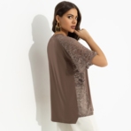 Футболка Гармония без усилий. Состав: 65% полиэстер, 30% вискоза, 5% спандекс