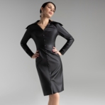 Платье Откровенно стильно!. Состав: 55% п/у волокно, 45% полиэстер