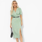 Платье Амур настиг (зеленое). Состав: 100% вискоза