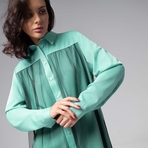 Срочно на обложку (бирюзовая). Состав: 95% вискоза, 5% эластан