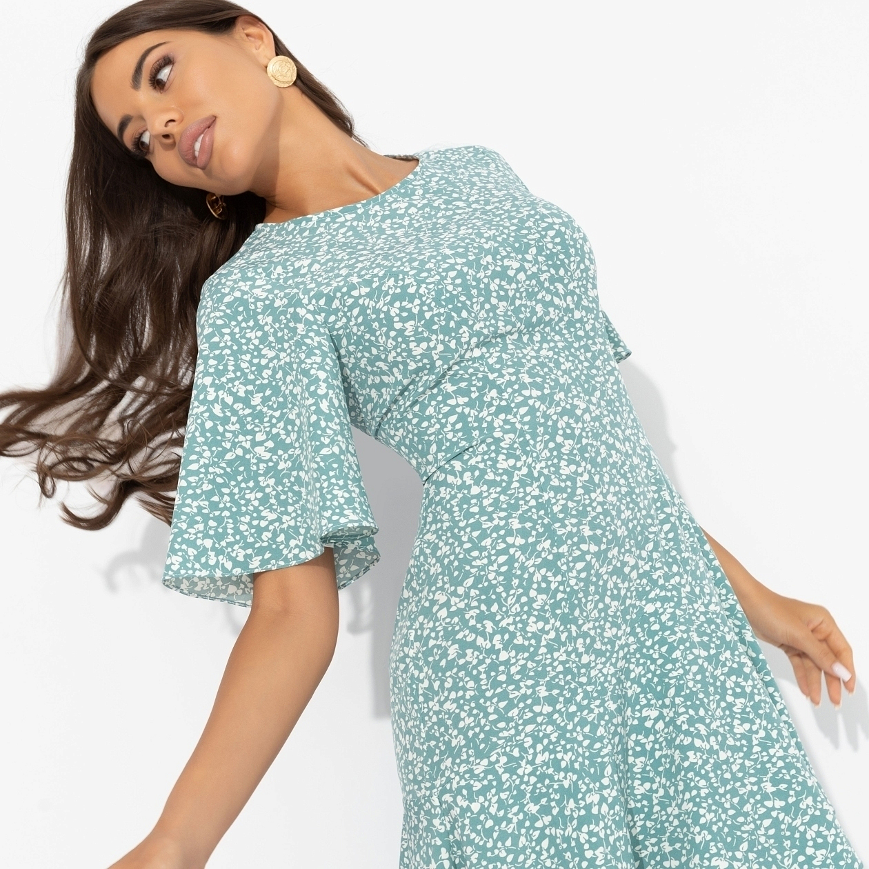 Платье Жду комплиментов. Состав: 65% п/э, 30% вискоза, 5% эластан