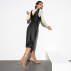 Сарафан Мисс Исключительность (с поясом). Состав: 55% п/у волокно, 45% полиэстер