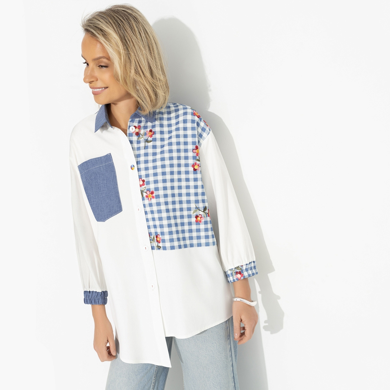 Жемчужина образа (white). Состав: 50% вискоза, 30% хлопок, 20% полиэстер