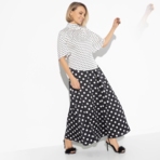 Комплект с юбкой Восторг очарования (леди, 2 в 1, с поясом). Состав: 95% п/э, 5% спандекс