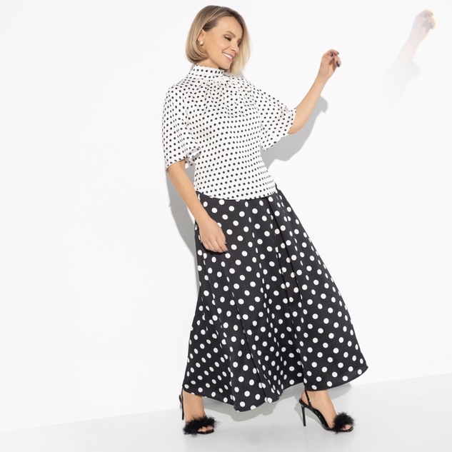 Комплект с юбкой Восторг очарования (леди, 2 в 1, с поясом) 