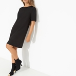 Платье Виртуальные будни (классика). Состав: 60% п/э, 37% вискоза, 3% спандекс