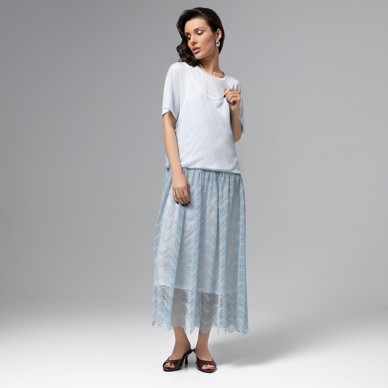 Платье Доведу до мечты. Состав: 50% вискоза, 45% п/э, 5% спандекс