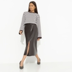 Откровенно шикарная (коричневый). Купить женский Юбка оптом от производителя.