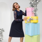 Платье Комплименты Много! (звездная фея). Состав: 95% п/э, 5% эластан