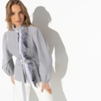 Идеальный стиль (с поясом). Состав: 50% хлопок, 50% полиэстер