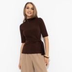 Блуза Минимализм с намёком. Состав: 95% полиэстер, 5% эластан