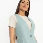 Стильное комьюнити (мята). Состав: 55% п/у волокно, 45% полиэстер