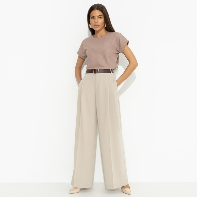 Футболка Искусство строить глазки (коричневый) 