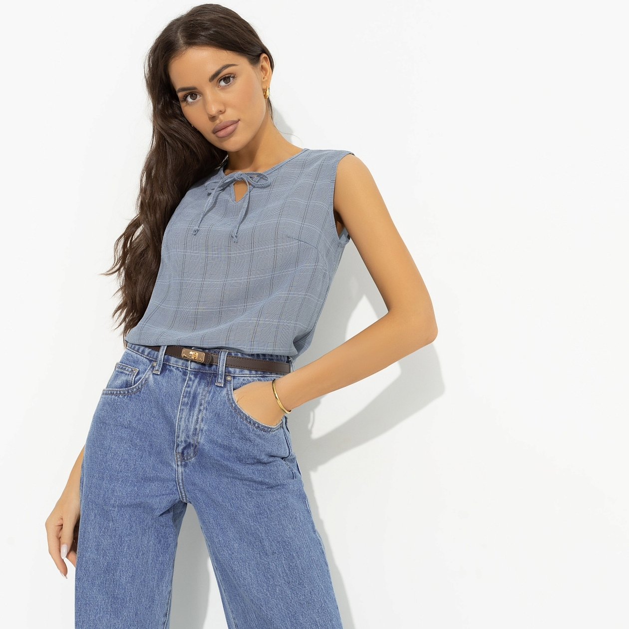 Блуза Легкое настроение (cage). Состав: 100% полиэстер