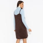 Сарафан Стильный интерес (коричневый). Состав: 95% полиэстер, 5% спандекс