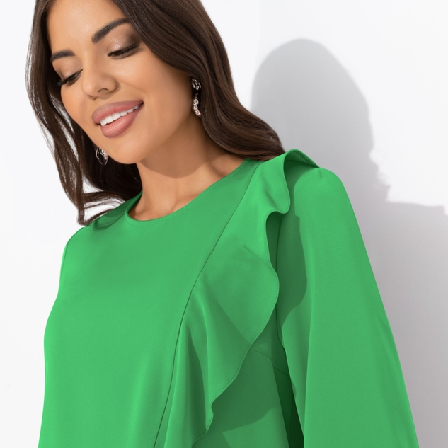 Блуза Я пришла блистать (изумрудная) 